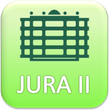 Logo: WebApp Jura 2 mit Link zur WebApp